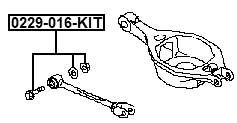 NISSAN 0229-016-KIT Technical Schematic