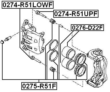 NISSAN 0274-R51LOWF Technical Schematic