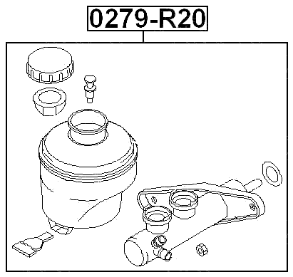 Febest 0279-R20 Technical Schematic