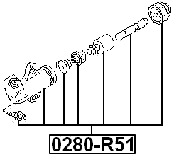NISSAN 0280-R51 Technical Schematic