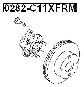 NISSAN 0282-C11XFRM Technical Schematic