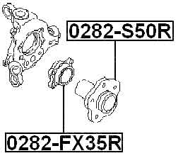 NISSAN 0282-FX35R Technical Schematic