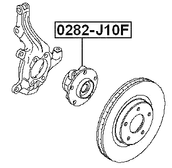 NISSAN 0282-J10F Technical Schematic