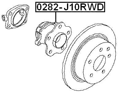 NISSAN 0282-J10RWD Technical Schematic
