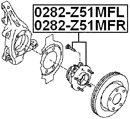 NISSAN 0282-Z51MFR Technical Schematic