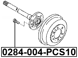 Febest 0284-004-PCS10 Technical Schematic