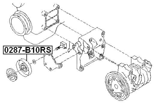 NISSAN 0287-B10RS Technical Schematic