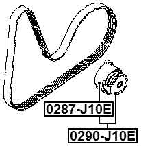 NISSAN 0287-J10E Technical Schematic