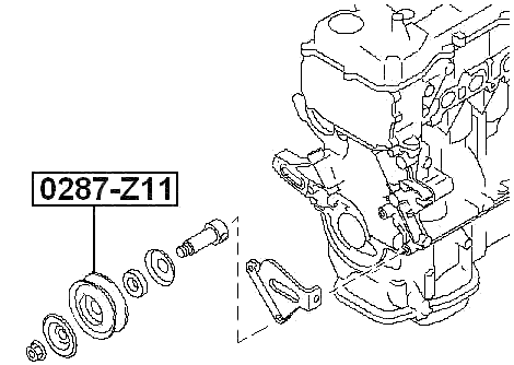 NISSAN 0287-Z11 Technical Schematic
