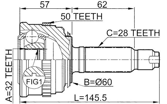 HONDA 0310-022A50 Technical Schematic