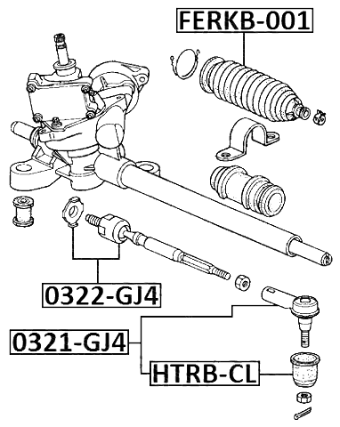 HONDA 0321-GJ4 Technical Schematic