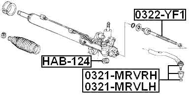 ACURA 0321-MRVLH Technical Schematic