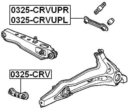 HONDA 0325-CRVUPL Technical Schematic