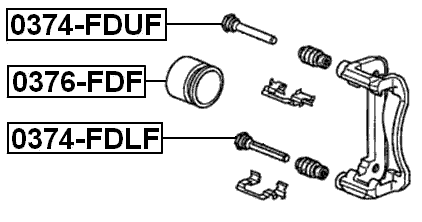 ACURA 0374-FDUF Technical Schematic