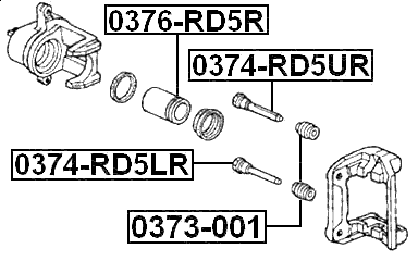 ACURA 0374-RD5LR Technical Schematic