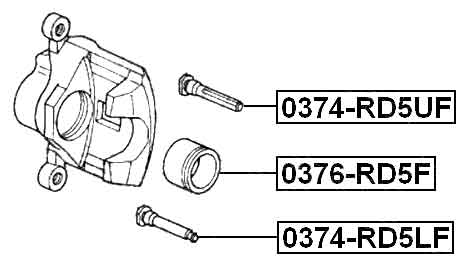 HONDA 0374-RD5UF Technical Schematic