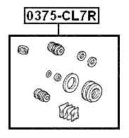 HONDA 0375-CL7R Technical Schematic