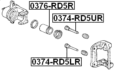 HONDA 0376-RD5R Technical Schematic