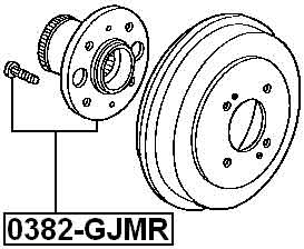HONDA 0382-GJMR Technical Schematic