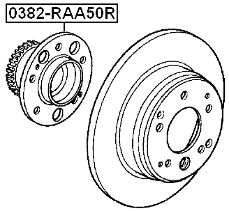HONDA 0382-RAA50R Technical Schematic