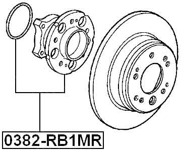 HONDA 0382-RB1MR Technical Schematic