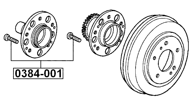 HONDA 0384-001 Technical Schematic