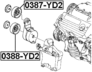 0387-YD2_HONDA Technical Schematic
