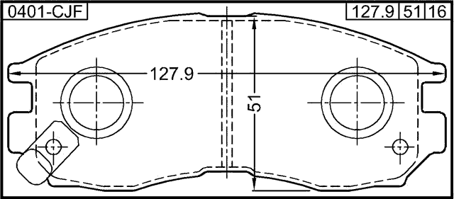 MITSUBISHI 0401-CJF Technical Schematic