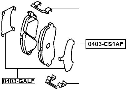 MITSUBISHI 0403-CS1AF Technical Schematic