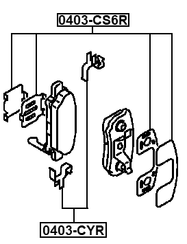 MITSUBISHI 0403-CYR Technical Schematic