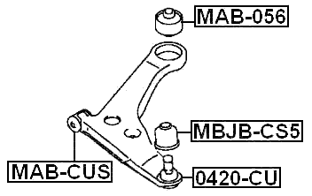 MITSUBISHI 0420-CU Technical Schematic