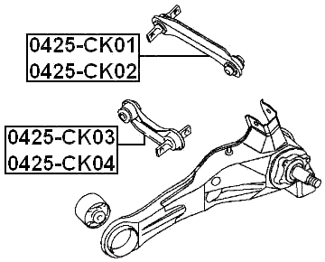 MITSUBISHI 0425-CK02 Technical Schematic