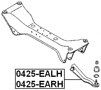MITSUBISHI 0425-EARH Technical Schematic
