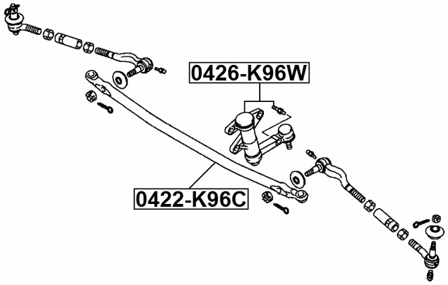 MITSUBISHI 0426-K96W Technical Schematic