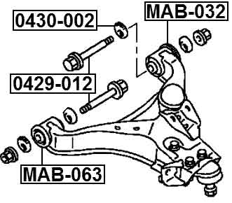 MITSUBISHI 0429-012 Technical Schematic
