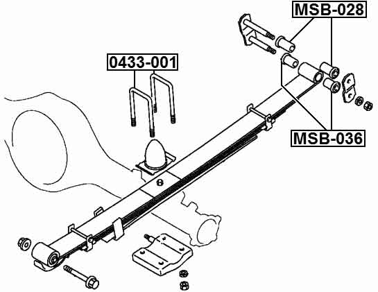 MITSUBISHI 0433-001 Technical Schematic