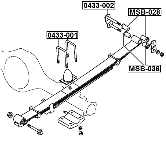 MITSUBISHI 0433-002 Technical Schematic