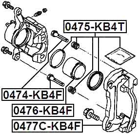 MITSUBISHI 0474-KB4F Technical Schematic
