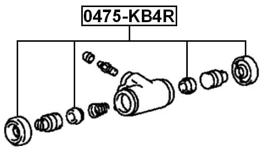 MITSUBISHI 0475-KB4R Technical Schematic