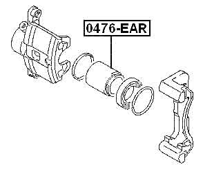 MITSUBISHI 0476-EAR Technical Schematic