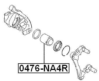 MITSUBISHI 0476-NA4R Technical Schematic