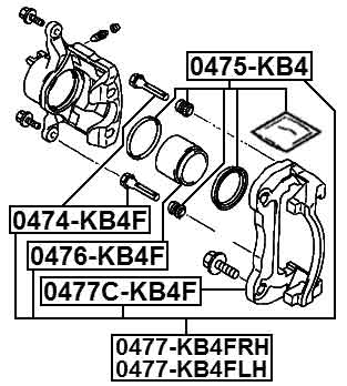 MITSUBISHI 0477-KB4FRH Technical Schematic