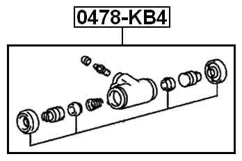 MITSUBISHI 0478-KB4 Technical Schematic
