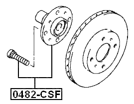 MITSUBISHI 0482-CSF Technical Schematic