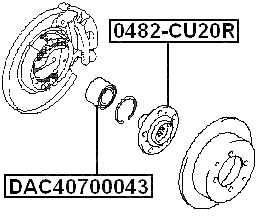 MITSUBISHI 0482-CU20R Technical Schematic