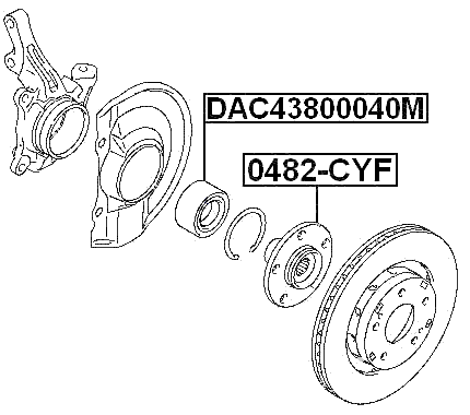 MITSUBISHI 0482-CYF Technical Schematic