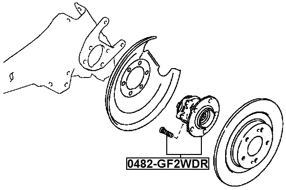 MITSUBISHI 0482-GF2WDR Technical Schematic