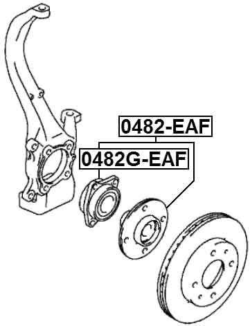 MITSUBISHI 0482G-EAF Technical Schematic