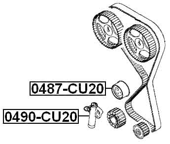 MITSUBISHI 0487-CU20 Technical Schematic