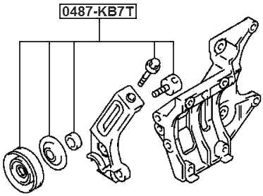 Febest 0487-KB7T Technical Schematic